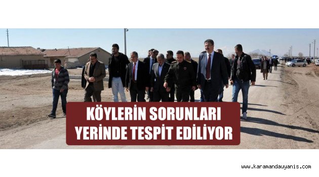 VALİ TAPSIZ KÖY ZİYARETLERİ