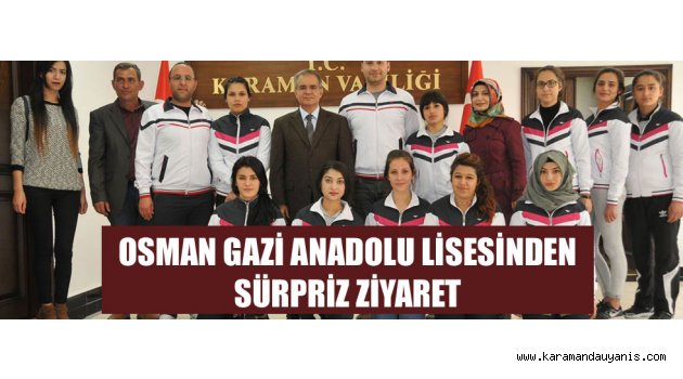 VALİ TAPSIZ'A SÜRPRİZ ZİYARET