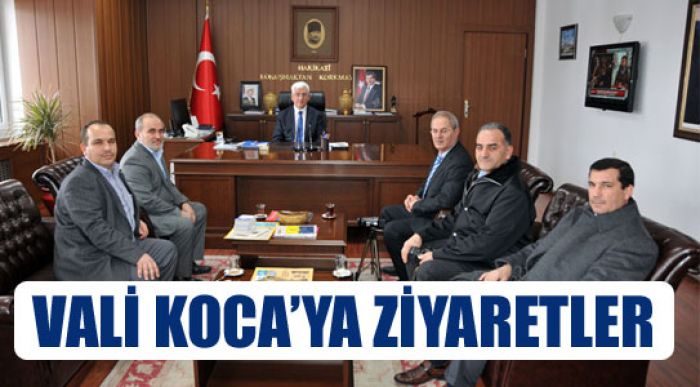 Vali Koca’ya Ziyaretler
