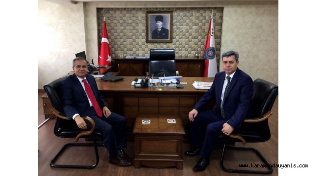 VALİ'DEN EMNİYET MÜDÜRÜNE ZİYARET