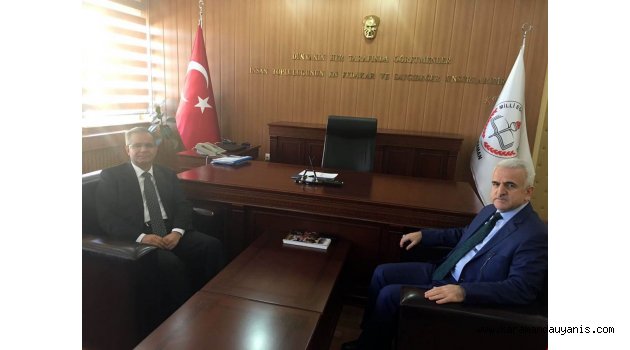 VALİ&#039;DEN  KUNTOĞLU’NA ZİYARET