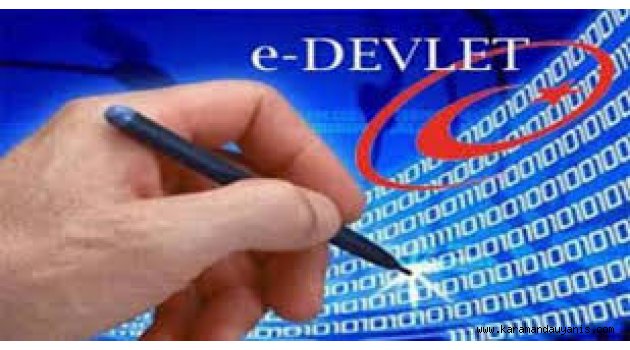 VATANDAŞA E-DEVLET MÜJDESİ