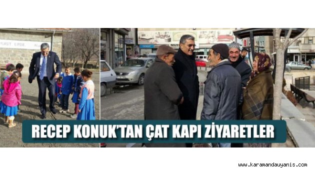 VATANDAŞLA BULUŞUYOR