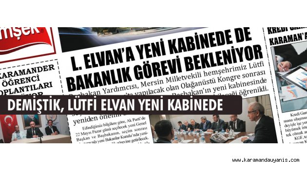 VE KALKINMA BAKANI OLDU