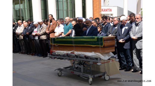 VEFAT EDEN ERENOĞLU İÇİN HASTANEDE TÖREN DÜZENLENDİ