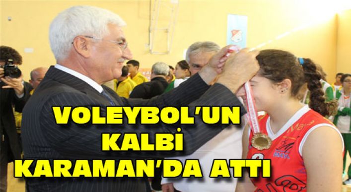 Voleybol’un Kalbi Karaman’da Attı