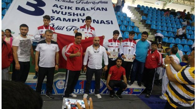 WUSHU’DA BALKAN ÜÇÜNCÜSÜ OLDUK