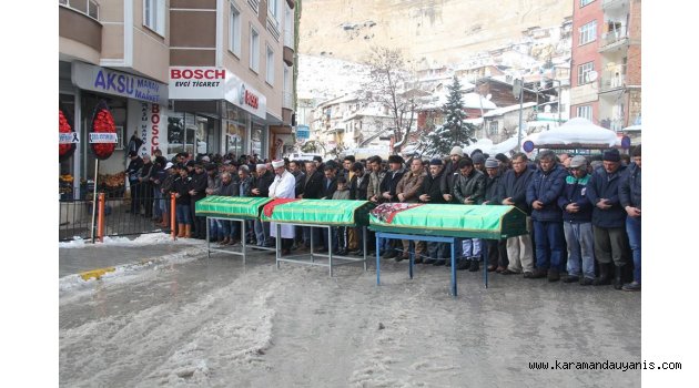 YANGINDA HAYATINI KAYBEDEN BABA VE KIZLARI TOPRAĞA VERİLDİ