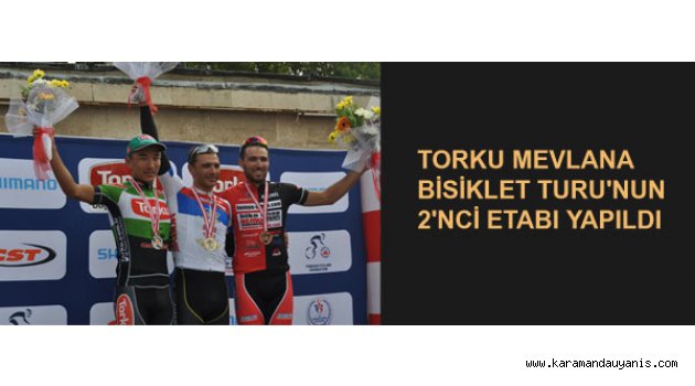 Yarışçılar 125 kilometrelik Konya-Karaman etabında yarıştı.