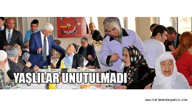 YAŞLILAR UNUTULMADI