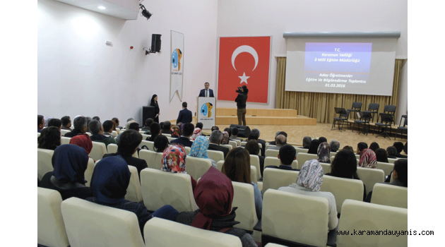 YENİ ATANAN ÖĞRETMENLER BİLGİLENDİRİLDİ