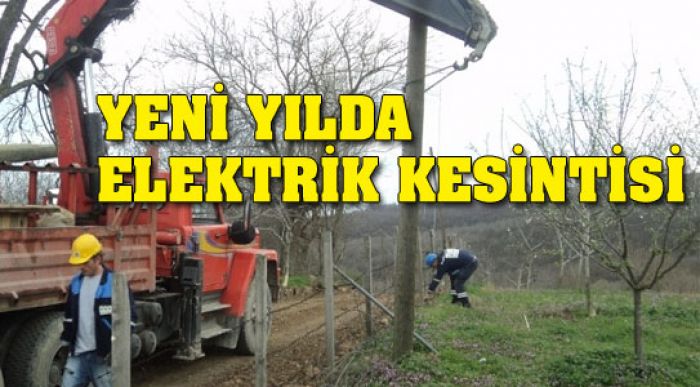 Yeni Yılda Elektrik Kesintisi