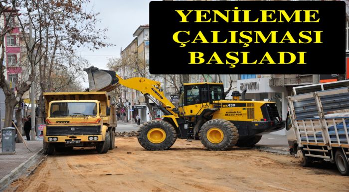 Yenileme Çalışması Başladı