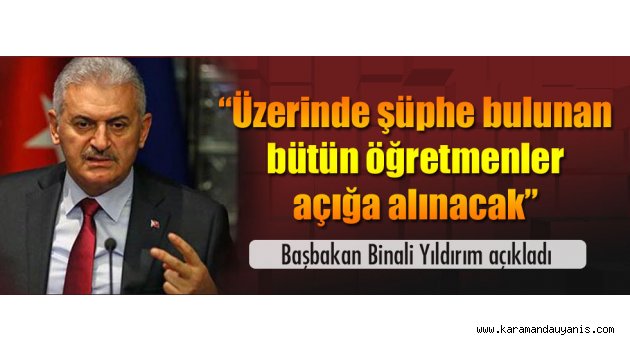 Yıldırım, 'Bu bizim ortak meselemiz..