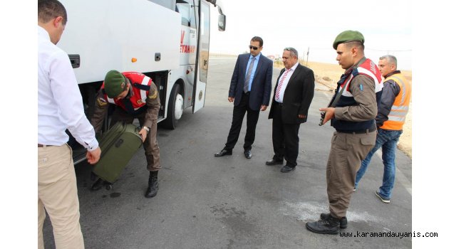 YOL DENETİMLERİNİ KAYMAKAM YAPTI