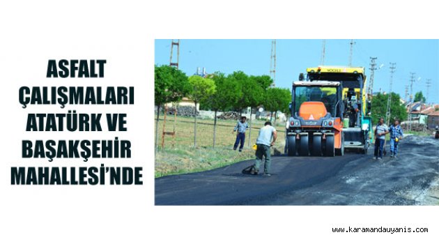 Yol yapım çalışmaları..