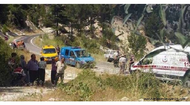 YOLDAN GEÇEN VATANDAŞ GÖRDÜ