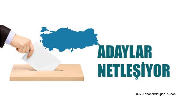 YSK’nun Seçim takviminde aday belirleme süreci;