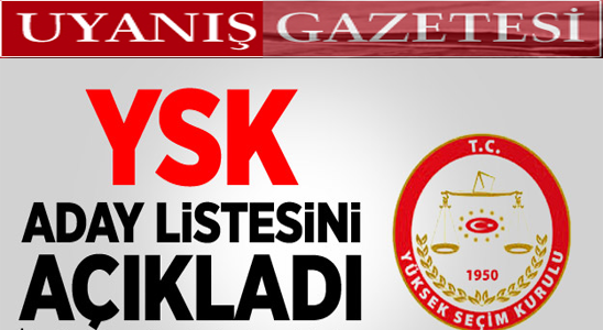 Ysk Kesin Aday Listesini Açıkladı, Karaman Adayları Değişmedi