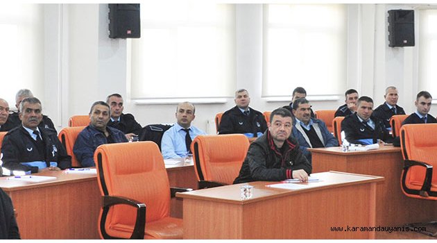 ZABITA PERSONELİNE  HİZMET İÇİ EĞİTİM
