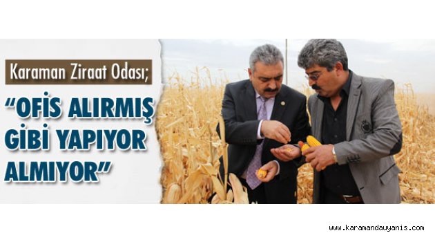 ZİRAAT ODASINDAN AÇIKLAMA