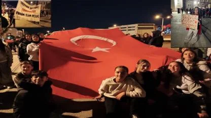 4.TOKİ'de Yüzlerce Vatandaş Cumhuriyet için Yürüdü