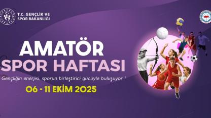 Amatör Spor Haftası Etkinlikleri Başlıyor