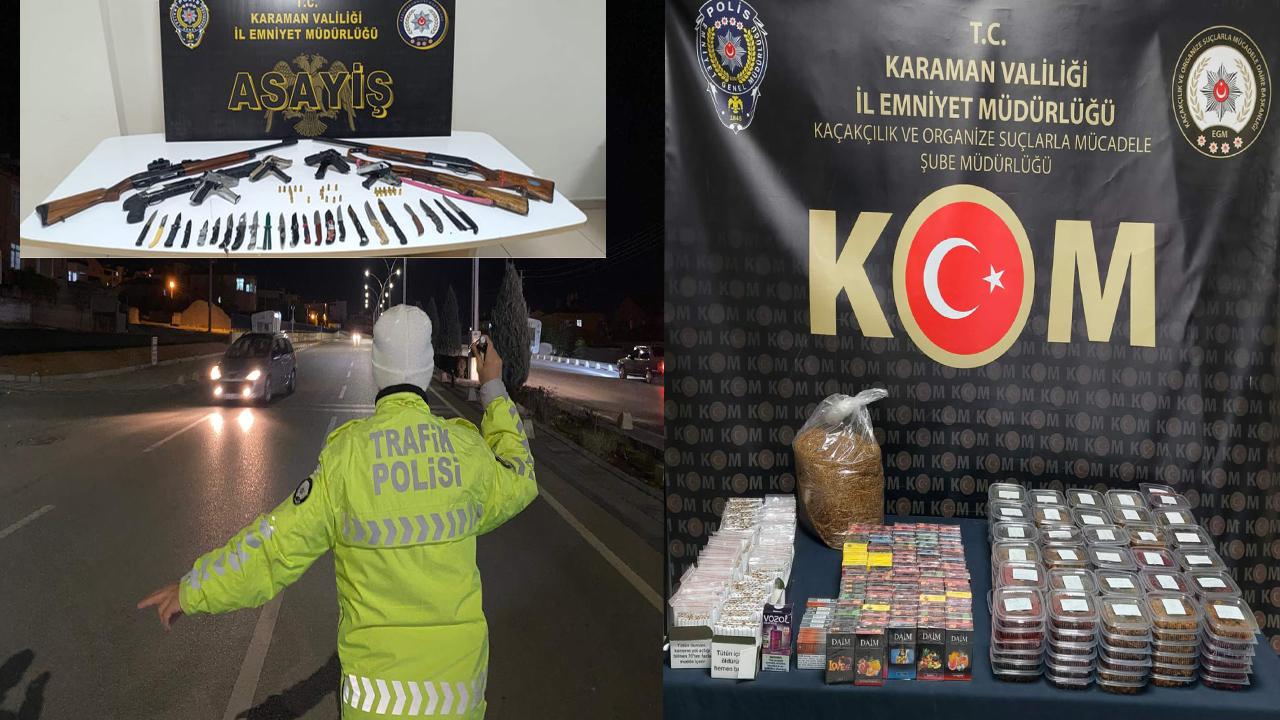 Bir Haftada Araması Olan 18 Şahıs Yakalandı, 9 Şahıs Tutuklandı