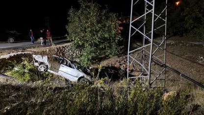 Ermenek’te Kaza: 1 Ölü 3 Yaralı