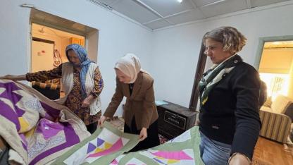 Halk Eğitim Merkezi Kursiyerleri Kaymakamı ağırladı