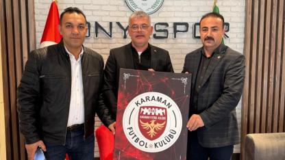 Karaman FK Başkanı Soyfidan’dan Konyaspor Başkanı Ömer Atiker’e ziyaret