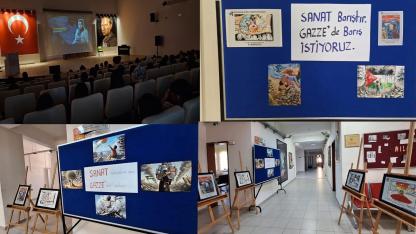 Karaman G.S. Lisesi’nden Filistin’e Destek Ve Farkındalık Etkinliği