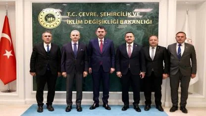 Karaman heyetinden Bakan Kurum’a ziyaret