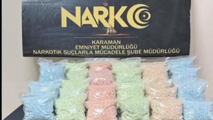Karaman’da şok baskın. 71 milyon değerinde uyuşturucu hap ele geçirildi