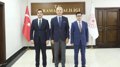 Kaymakamlardan Vali Çiçekli’ye Veda Ziyareti