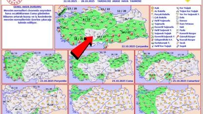 Yağış Haritasında Karaman Detayı Dikkat Çekti