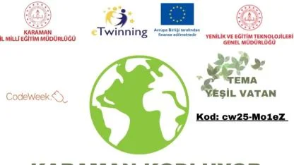 Karaman'da Kod Haftası 2025 "Yeşil Vatan" Temasıyla Başlıyor