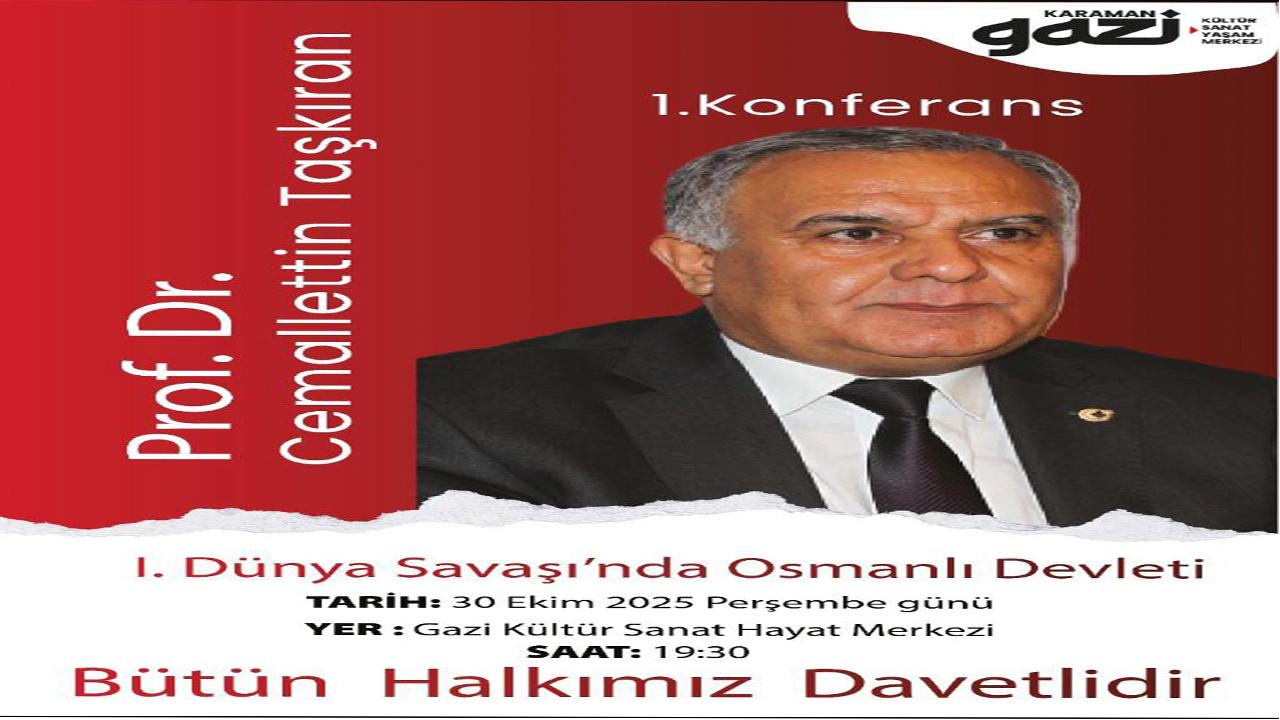 Prof. Dr. C. Taşkıran’dan Konferans