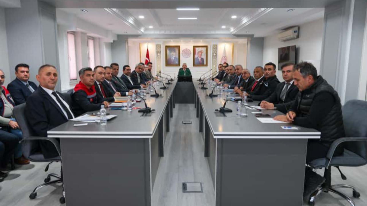 Taşkın Koordinasyon Kurulu Toplantısı yapıldı