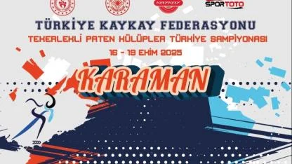 Tekerlekli Paten Kulüpler arası Türkiye Şampiyonası yeniden Karaman'da