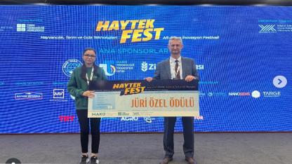 TOBB Fen Lisesi Öğrencisi D.Karakaş’a Haytek Fest’te “Jüri Özel Ödülü”