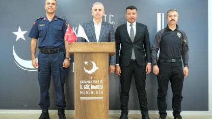 Vali Çiçekli'den İl Göç İdaresine Ziyaret