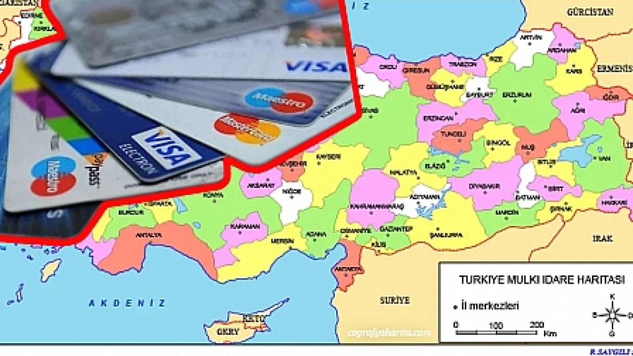 BDDK, Türkiye&#039;nin en borçlu ve en az borçlu illerini açıkladı. Karaman borç takibinde ilk sırada