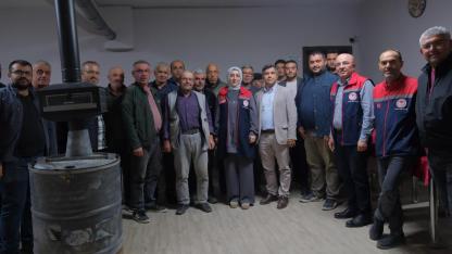 Bölükyazı Köyünde Akşam Toplantısı Yapıldı