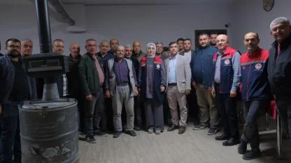 Bölükyazı Köyünde Akşam Toplantısı Yapıldı