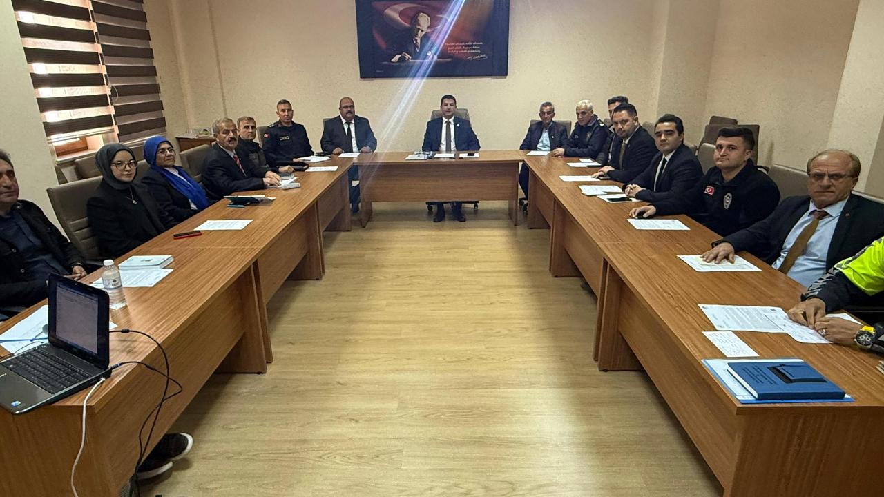 Ermenek’te Kış Tedbirleri Toplantısı Yapıldı