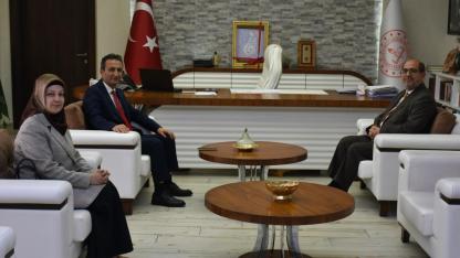 İl Müftüsü Faruk Gürbüz’den 24 Kasım Öğretmenler Günü Ziyareti