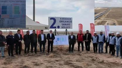 Karaman 2. Organize Sanayi Bölgesi Altyapı İhalesi Yer Teslimi Yapıldı