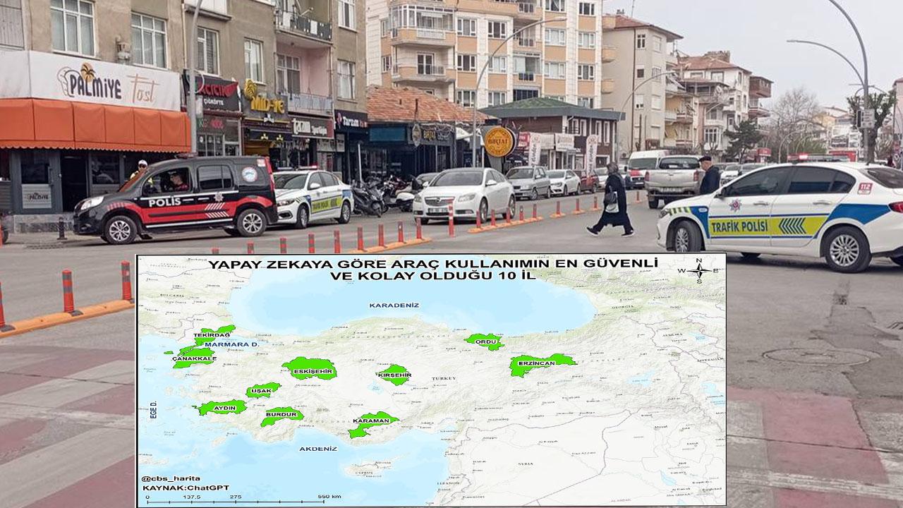 Karaman, Araç Kullanmanın En Kolay Olduğu Şehirler Arasında