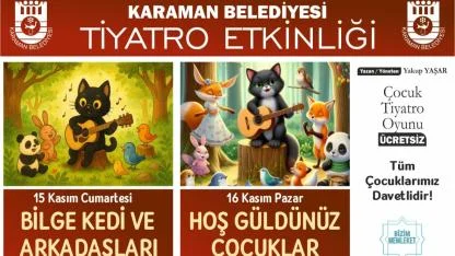 Karaman Belediyesi’nden Çocuklara Ücretsiz Tiyatro